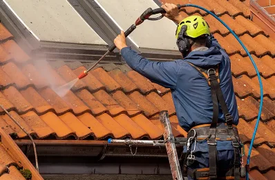 Démoussage et hydrofuge de toiture à Manlay